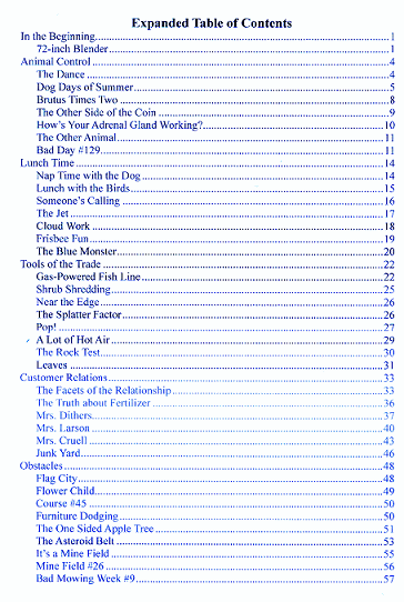 Cutting Edge Memoirs of a Lawn Mower